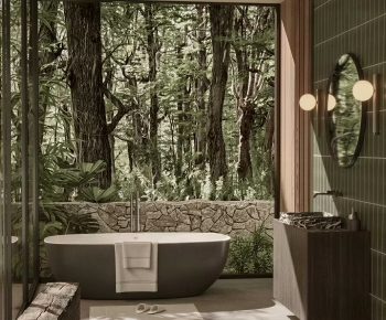 现代卫生间浴室-2966852