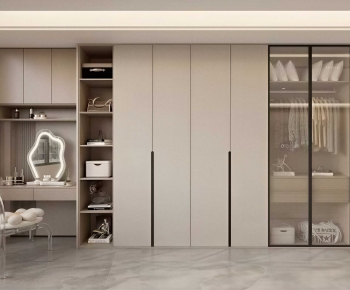 Modern Clothes Storage Area-ID:116997961