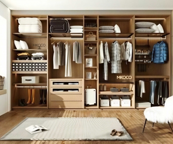 Modern Clothes Storage Area-ID:233513123