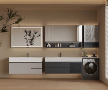 Modern Bathroom Cabinet-ID:812963017