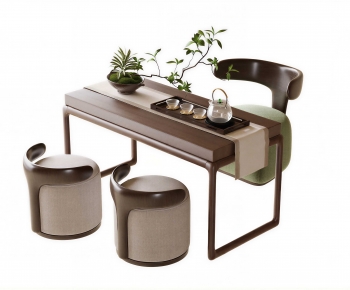 New Chinese Style Tea Tables And Chairs-ID:530669932