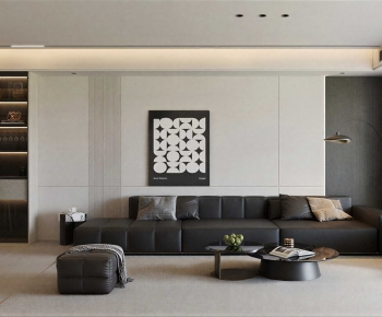 Modern A Living Room-ID:595623979