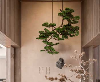 New Chinese Style Plant Landscaping-ID:289562945