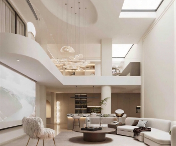 Modern A Living Room-ID:977449433