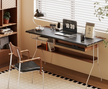 Modern Computer Desk And Chair-ID:967950876