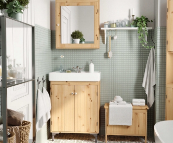 Nordic Style Bathroom Cabinet-ID:533339983