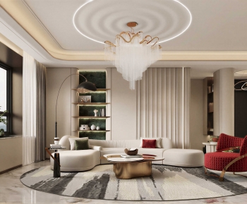 Modern A Living Room-ID:807740932