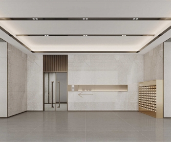 Modern Office Reception Desk-ID:642287972