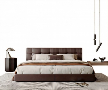 Modern Double Bed-ID:355349066