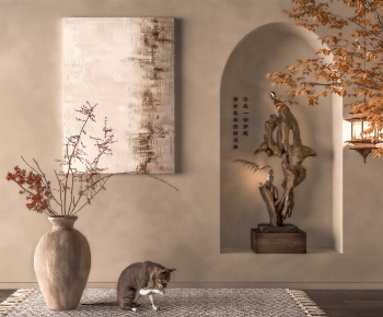 New Chinese Style Shelving-ID:427381047