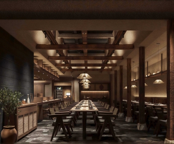 Japanese Style Dining Room-ID:387058973