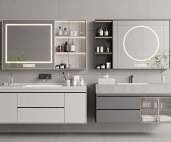 Modern Bathroom Cabinet-ID:811597113