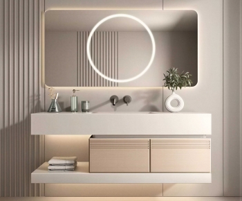 Modern Bathroom Cabinet-ID:127765894