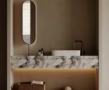 Modern Bathroom Cabinet-ID:380458825
