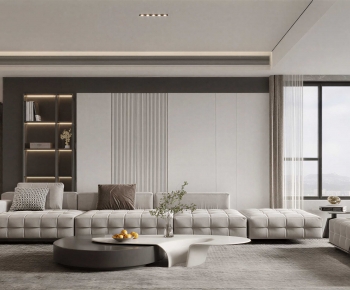 Modern A Living Room-ID:255696063