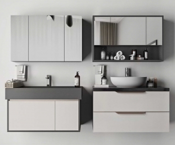 Modern Bathroom Cabinet-ID:711987974