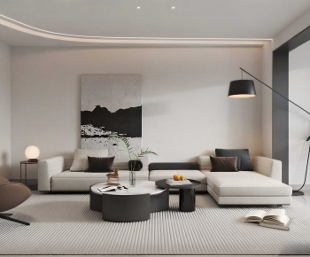 Modern A Living Room-ID:236984013