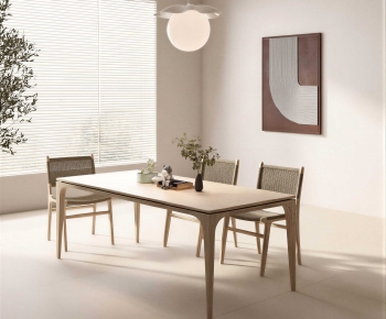 Modern Dining Table And Chairs-ID:437709095