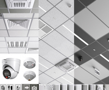 Modern Suspended Ceiling-ID:616683961