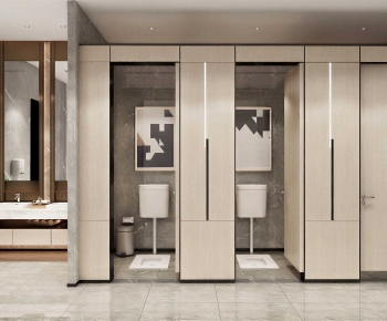 Modern Public Toilet-ID:745583061