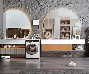 Modern Bathroom Cabinet-ID:921397928