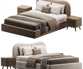 Modern Double Bed-ID:598692892