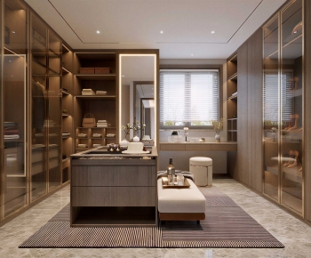 Modern Clothes Storage Area-ID:102983959