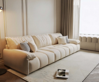 Modern Three-seat Sofa-ID:197937978