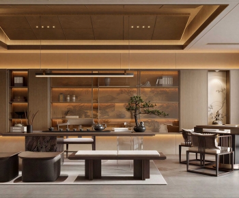 New Chinese Style Tea House-ID:817034019