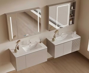 Modern Bathroom Cabinet-ID:419408081