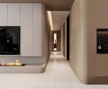 Modern A Living Room-ID:393882997