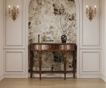 Simple European Style Entrance Cabinet-ID:924571994