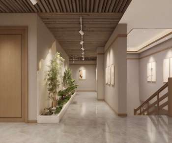 New Chinese Style Hallway-ID:702222115