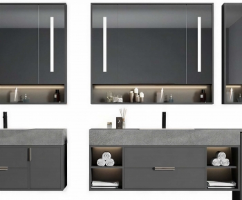Modern Bathroom Cabinet-ID:717952971