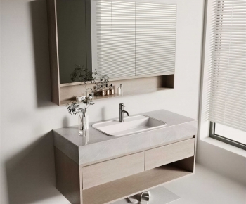 Modern Bathroom Cabinet-ID:155297041