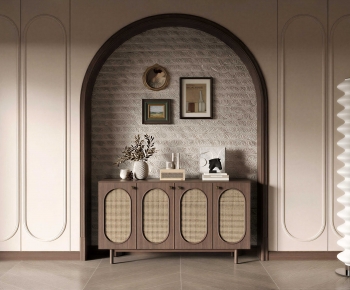 French Style Side Cabinet-ID:930600297