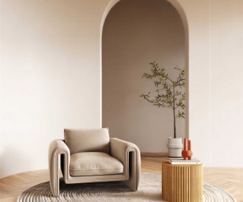 Modern Single Sofa-ID:313355925