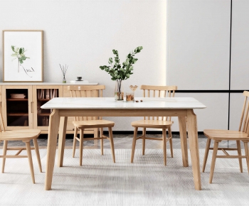 Modern Dining Table And Chairs-ID:478452921
