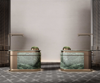 Modern Reception Desk-ID:982790957