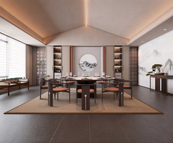 New Chinese Style Dining Room-ID:556776059