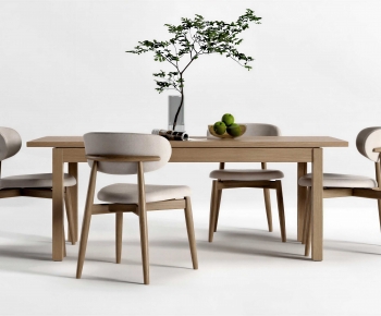 Modern Dining Table And Chairs-ID:819222931