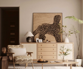 Nordic Style Entrance Cabinet-ID:858567957