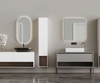 Modern Bathroom Cabinet-ID:713884123