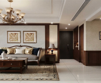 European Style A Living Room-ID:137491942