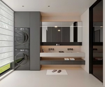 Modern Balcony Laundry Room-ID:798892973
