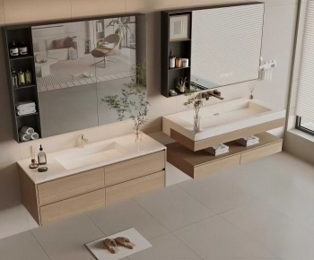 Modern Bathroom Cabinet-ID:475467925