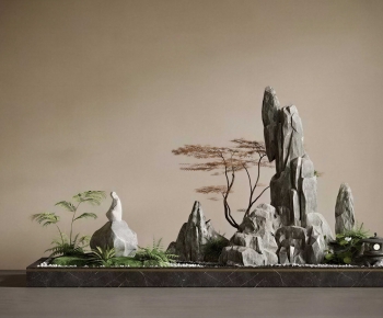 New Chinese Style Plant Landscaping-ID:751826059