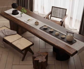 New Chinese Style Tea Tables And Chairs-ID:292881014