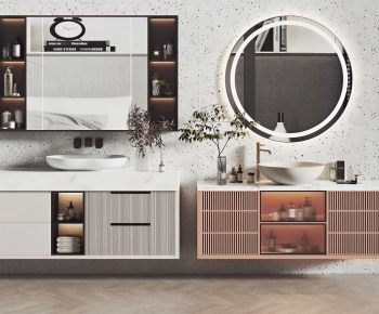 Modern Bathroom Cabinet-ID:343530276
