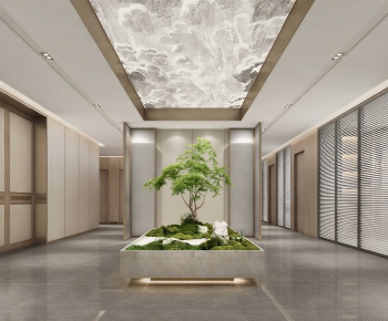 New Chinese Style Lobby Hall-ID:979254019